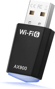 USB WLAN Stick WiFi 6 Dual Band 5GHz/2.4GHz für PC und Laptop, Plug & Play - Bild 1 von 7
