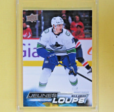 NILS AMAN  2022-23  RC  YOUNG GUNS  FRENCH  #454  Vancouver Canucks