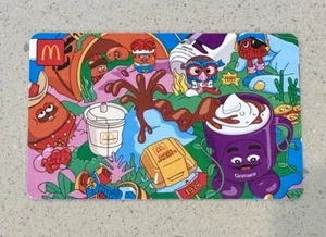 McDonald’s Classic Vintage Style Grimace Hamburglar, Etc. Gift Card. - Picture 1 of 1