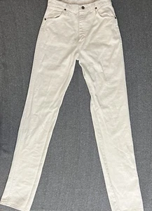 Jeans Wrangler Vintage Para Mujer 11x36 (28x36) Crema Denim Vaquero Hecho en EE. UU. - Imagen 1 de 14