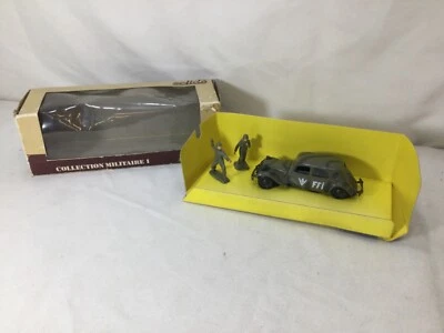 1980s Solido Militaire I Army Car 1944 Citroen Traction FF1 Diecast 1:50 Scale - Image 1 of 4