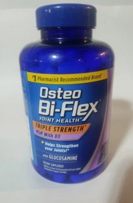 Osteo Bi-Flex Triple Strength Joint Health Glucosamine, MSM+Vitamin D3 200 tabs - Image 1 of 2