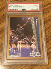 1992 Fleer Shaquille Oneal RC *** PSA 8 ***