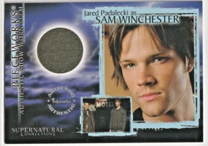 Supernatural Connections Pieceworks Card t-shirt worn by Jared Padalecki PW1 - Picture 1 of 2