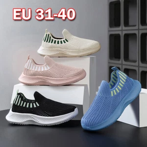 Boys & Girls Slip on Shoes Breathable Athletic Shoes Lightweight Kid's Sneakers - Picture 1 of 59