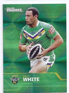 2013 NRL Traders Parallel PS36 Brett WHITE Canberra Raiders - Picture 1 of 1