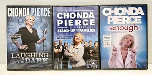 3- Chonda Pierce DVDs- Enough, Laughing In The Dark, Stand-Up For Families NEW - Picture 1 of 7