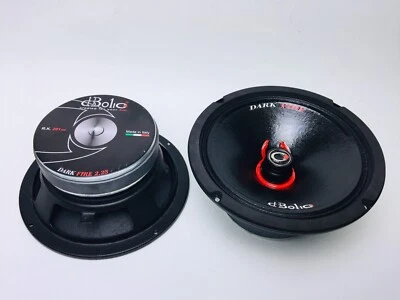 COPPIA CASSE DIABOLICO RK201 no dark FIRE 2.23 ALTOPARLANTE WOOFER 200 mm 350 RM - Immagine 1 di 3