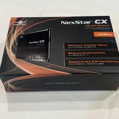Vantec NexStar CX SuperSpeed USB 3.0 2.5” External Enclosure for SATA New - Image 1 of 4