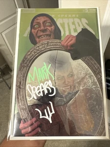 Mark Spears Monsters #5 firmato e osservato Holofoil Arkham Asylum esclusivo /50 - Foto 1 di 1