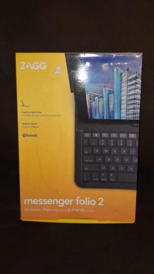 ZAGG Messenger Folio Case and Bluetooth Keyboard for Apple iPad & Ipad Air NEW! - Image 1 of 3
