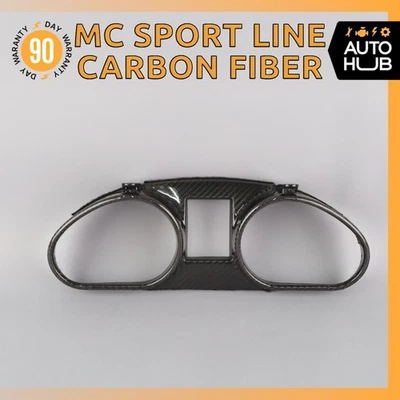 Maserati GranTurismo M145 Instrument Cluster Speedometer Cover Carbon Fiber OEM - Image 1 of 4