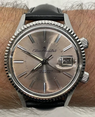 Rare Vintage Citizen 41 Alarm Date Manual Wind Watch -VGC -All Working Perfectly - image 1 of 4
