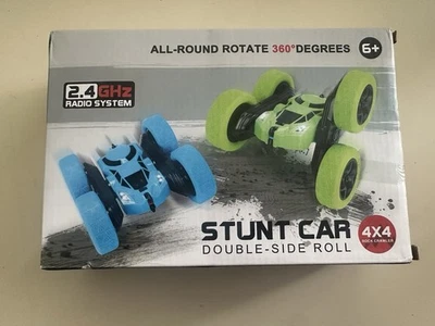 Stunt Car Double Side Roll 4x4 Rock Crawler Rotate 360 Degrees GREEN New - Image 1 of 4