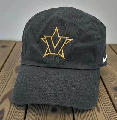 Vanderbilt Commodores Ingram Center Nike Heritage86 Relaxed-Fit OSFM Hat Cap - Image 1 of 4
