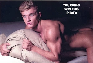 Modelo masculino rubio desnudo Paul Cassidy Gay Int. Reimpresión fotográfica 8x10 312 - Imagen 1 de 1