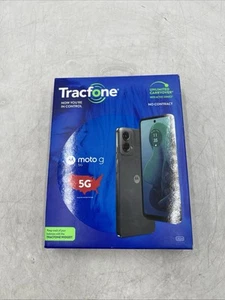 Tracfone Prepaid Motorola Moto G 5G (128GB) CDMA LTE - Picture 1 of 2