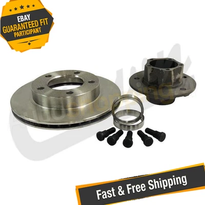 Crown J5363421 Front Hub & Rotor Assembly for 1981-1983 Jeep CJ5 / 1981-1986 CJ7 - Изображение 1 из 4