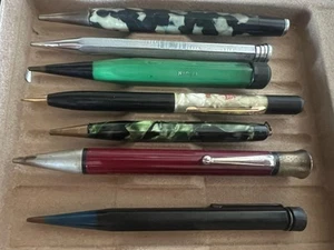 🔴 Matita meccaniche penne parti ricambio restauro Sheaffer Walker LOTTO 7 PEZZI - Picture 1 of 18