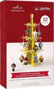 Hallmark Harry Potter Christmas Countdown Tree Set w/ 12 Mini Ornaments - Picture 1 of 7