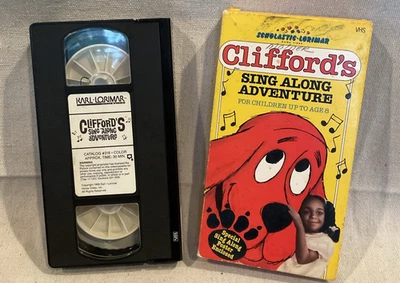 Clifford’s Sing Along Adventure VHS Tape 1986 Big Red Dog Scholastic Lorimar - Image 1 of 4