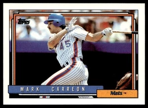 1992 Topps Mark Carreon New York Mets #111 - Foto 1 di 2