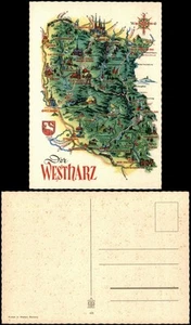 HARZ Wanderkarte Landkarte (Map) Region Goslar Niedersachsen 1970 - Bild 1 von 3