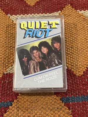QUIET RIOT CUM ON FEEL THE NOIZE Cassette Tape 1989 Compilation Heavy Metal Rare - Image 1 of 4