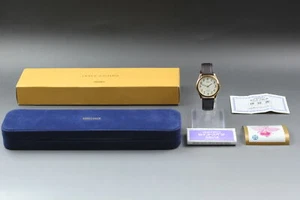 2001 N MINT Seiko Dolce 5E61-0A90 SGP Gold HAQ Quartz Mens Watch From JAPAN - Picture 1 of 10