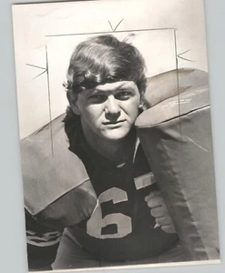 Foto de prensa del jugador de fútbol de los 49ers de San Francisco John Watson Sports 1971 - Imagen 1 de 2