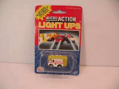 Funrise Micro Action Light Ups Ambulance 1989 Vintage NOS Factory Sealed 10221 - Image 1 of 4