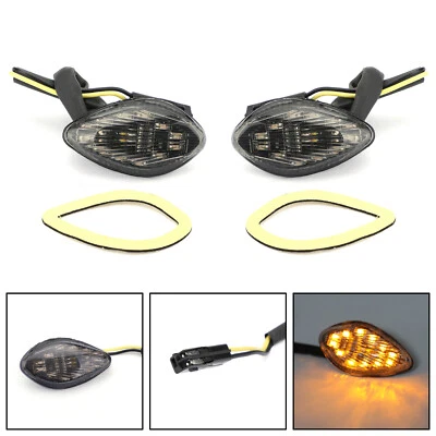 Smoke Turn Signals For Honda CBR 600 F3/F4/F4i CBR 600 1000 RR CB 919 US Foto 1 de 4