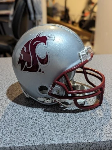 Washington State Cougars Riddell Mini Helmet 3 5/8 Cover