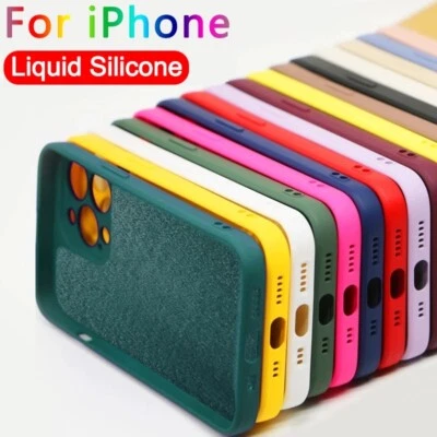 Case For iPhone 17 16 15 14 13 12 11 Pro Max XR Shockproof Silicone Phone Cover - Image 1 of 4