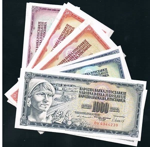 BILLETES YUGOSLAVIA 1955-1986 - ELIGE EN EL MENÚ DESPLEGABLE - Imagen 1 de 20