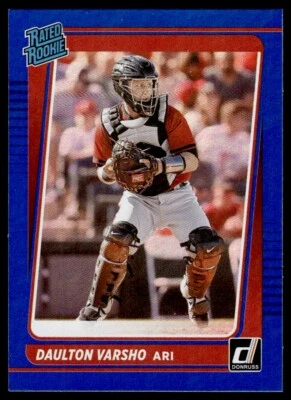 2021 DONRUSS RATED ROOKIE BLUE DAULTON VARSHO R76 - Image 1 of 2
