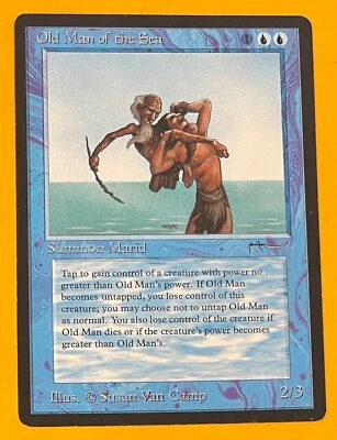 MTG OLD MAN OF THE SEA Arabian Nights (OldManMTG 007-191) - Image 1 of 4