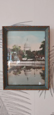 Vintage Photograph, Washington D.C., U.S. Capitol, 1920's, Orig. Frame, Carlock