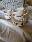 Queens Really Linda Barker - Innocence 6 Coffee Cappuccino Cups And Saucers 