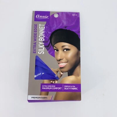 Annie Extra Ancho Borde Sedoso Capó Tela Premium Púrpura #68148 Foto 1 de 2