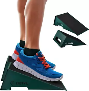 Squat Wedge Block 2PCS - Slant Board for Heel Elevated Squat, Heavy Duty, Non-Sl - Picture 1 of 12