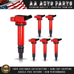 6PC Ignition Coil Pack for 2003-2024 Toyota Camry Tacoma Tundra 4Runner UF495 - Picture 1 of 9