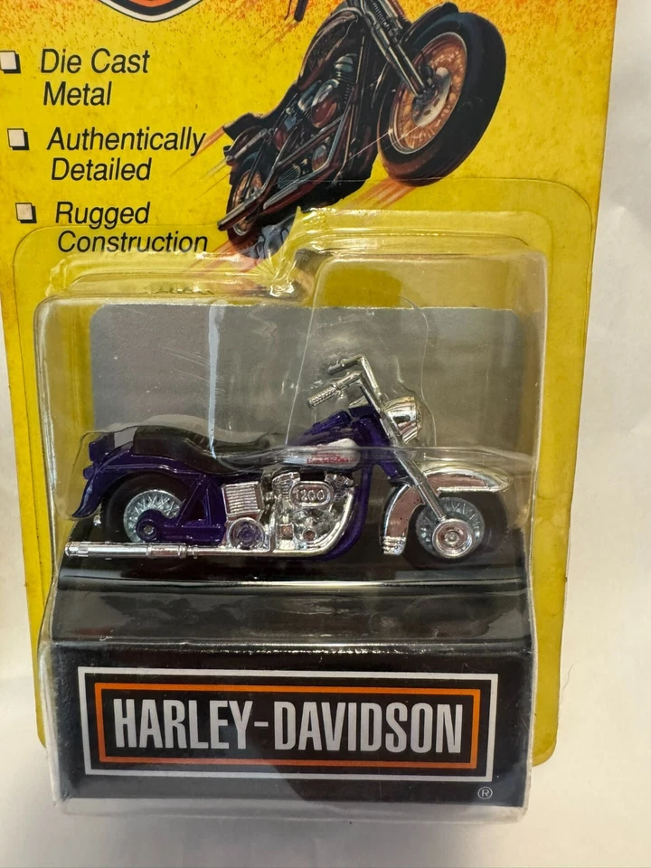 Matchbox Harley Davidson Sportster Purple - Year 1993 Mint in Original Packaging - Image 1 of 3