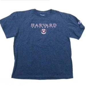 Harvard University heather charcoal tee youth 14 Champion Tee Shirt Crew Neck - Picture 1 of 4