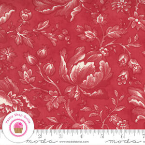 Moda CRANBERRIES & CREAM 44260 12 Red Floral 3 SISTERS Quilt Fabric CHRISTMAS