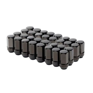 2020-2023 Silverado HD Sierra HD Gloss Black Lug Nut Pkg 85124436 OEM GM - Picture 1 of 1