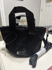 MINI BOLSO BANDOLERA VICTORIA'S SECRET ROSA ROSA NEGRO AUTÉNTICO Nuevo - Imagen 1 de 1