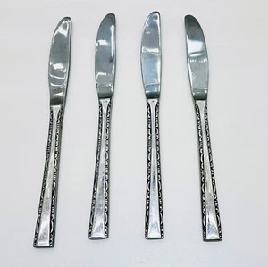 4er Set Tafelmesser rostfrei Japan schwarz und rostfrei Vintage? - Bild 1 von 5