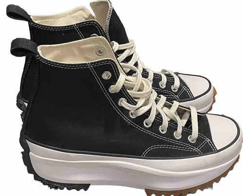 Scarpa casual unisex Converse Run Star Hike Platform alta nera 166800C taglia 9 5