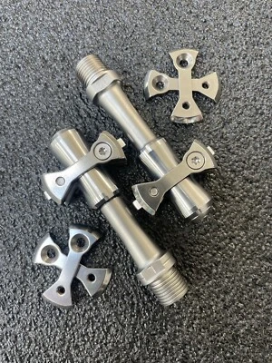 Pedales Speedplay Zero Pave S/S Team Issue, 56, (SOLO PEDALES) y juego de pajarita extra Foto 1 de 4